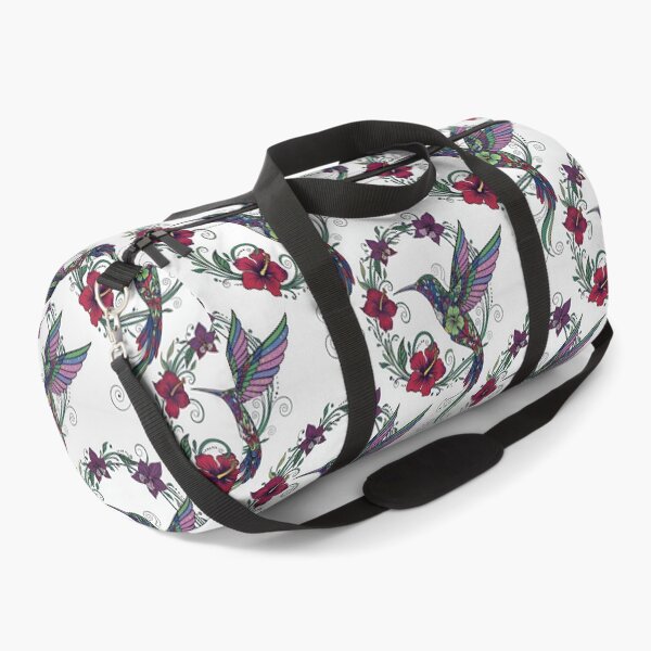 Item preview, Hummingbird Wreaths Printed with Tropical Flowers designed and sold by Ciervo Primavera.