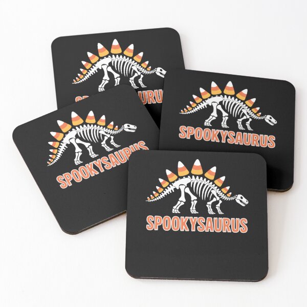 Item preview, Dinosaur Skeleton Spookysaurus Candy Corn Happy Halloween designed and sold by BiellaSar.
