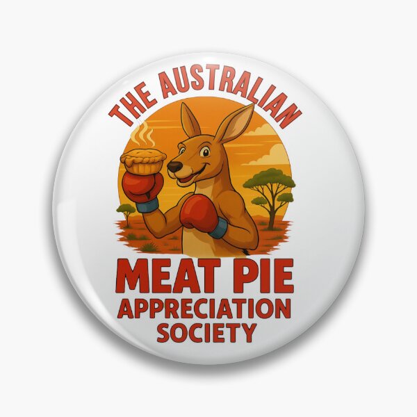 Item preview, Boxing Kangaroo designed and sold by The Australian Meat Pie Appreciation Society.
