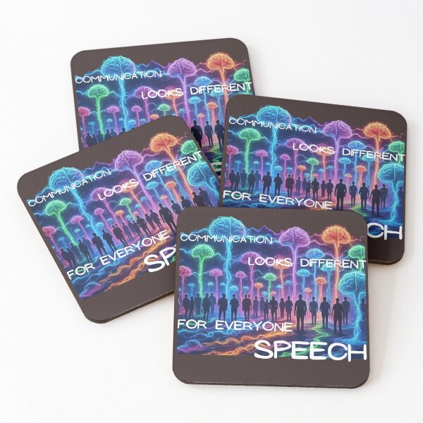 Item preview, Communication Looks Different for Everyone Speech. Different Voices, One World. designed and sold by Creative-Sanc.