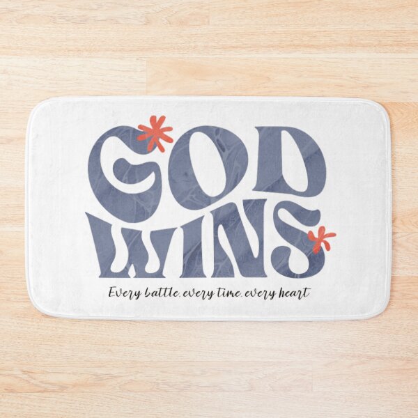 Item preview, God Wins – Every Battle, Every Time, Every Heart Design designed and sold by OrtegaGrace.