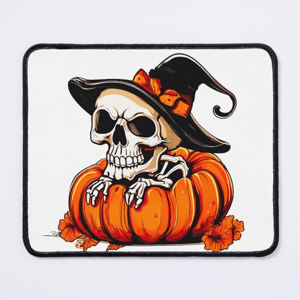 Item preview, Skull in a Pumpkin Hat designed and sold by Zofia Sosnecka.
