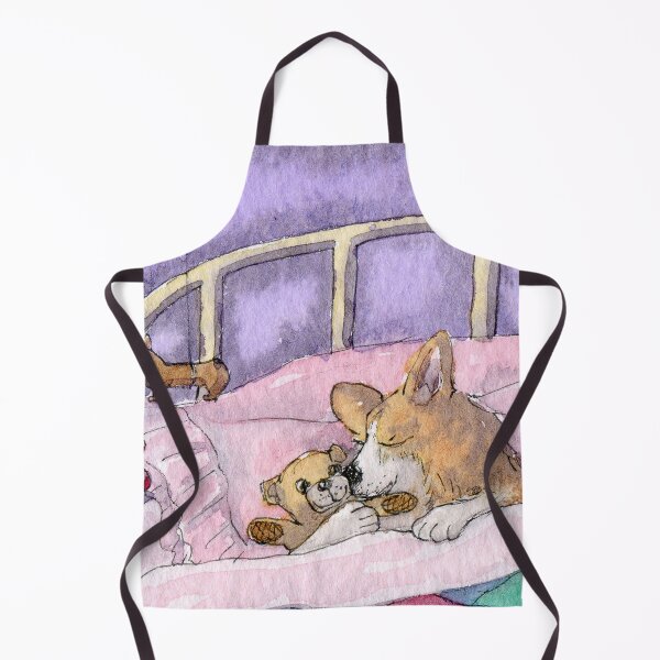Item preview, He was counting the sleeps 'til Christmas, corgi dog & gingerbread designed and sold by SusanAlisonArt.