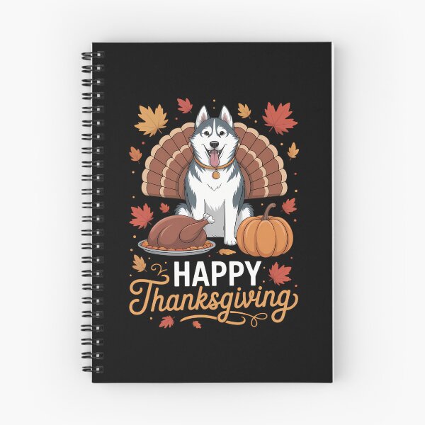 Item preview, Dog Lovers Cute Husky Turkey Happy Thanksgiving designed and sold by BiellaSar.