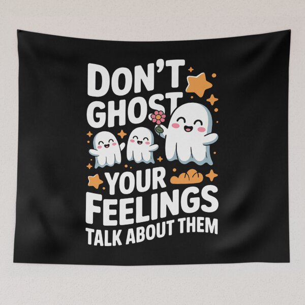 Item preview, Don't Ghost Your Feelings Halloween Mental Health Women' designed and sold by BiellaSar.