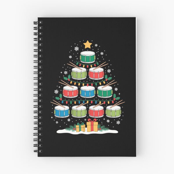 Item preview, Drum Lover Christmas Lighting Funny Drum Xmas Tree designed and sold by BiellaSar.