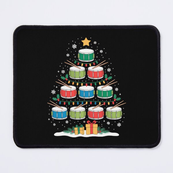 Item preview, Drum Lover Christmas Lighting Funny Drum Xmas Tree designed and sold by BiellaSar.