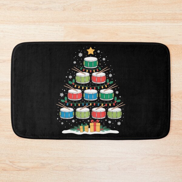 Item preview, Drum Lover Christmas Lighting Funny Drum Xmas Tree designed and sold by BiellaSar.