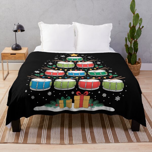 Item preview, Drum Lover Christmas Lighting Funny Drum Xmas Tree designed and sold by BiellaSar.