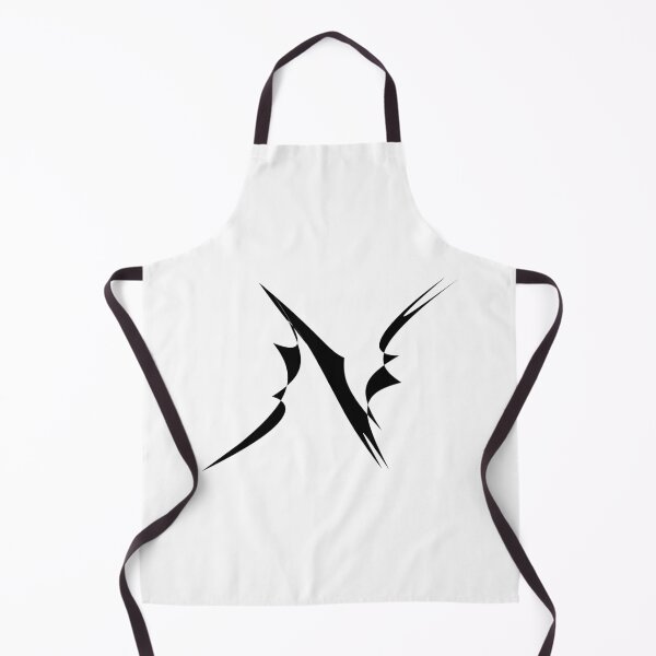 Item preview, Letter N Thorn-Blade Typography — Black Metal designed and sold by uncoXab.