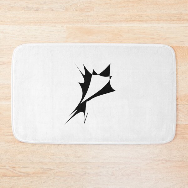Item preview, Letter P Thorn-Blade Typography — Black Metal designed and sold by uncoXab.