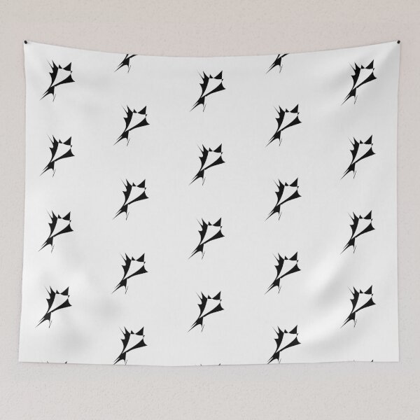 Item preview, Letter P Thorn-Blade Typography — Black Metal designed and sold by uncoXab.