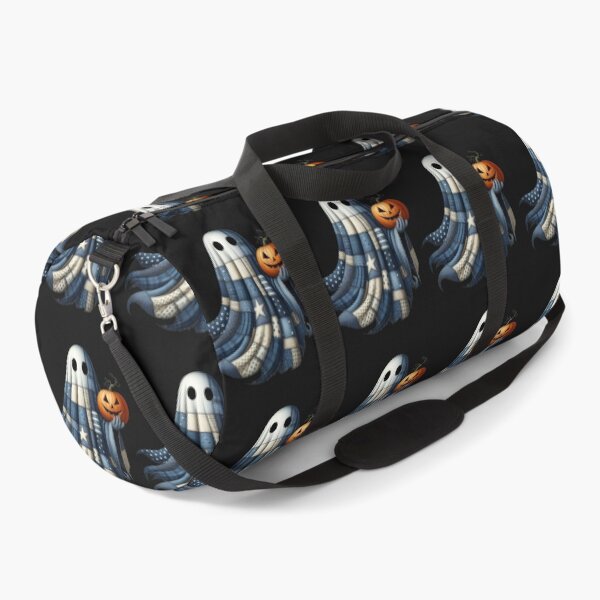 Item preview, Patchwork Halloween Ghost with Jack-o'-Lantern – Spooky Cute Digital Ink Painting designed and sold by CRAZY&ART.