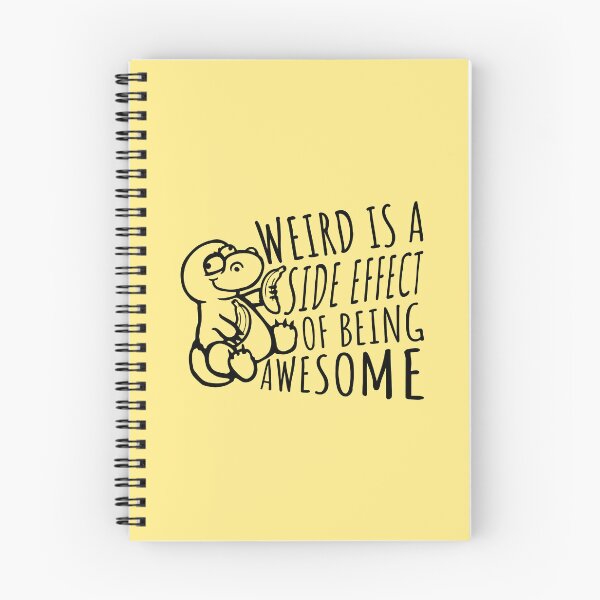Item preview, Banana Dinosaur Weird is a side effect of being awesome designed and sold by shirt-o-mat.
