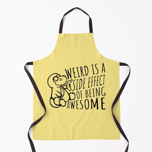 Item preview, Banana Dinosaur Weird is a side effect of being awesome designed and sold by shirt-o-mat.