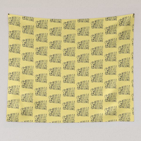 Item preview, Banana Dinosaur Weird is a side effect of being awesome designed and sold by shirt-o-mat.