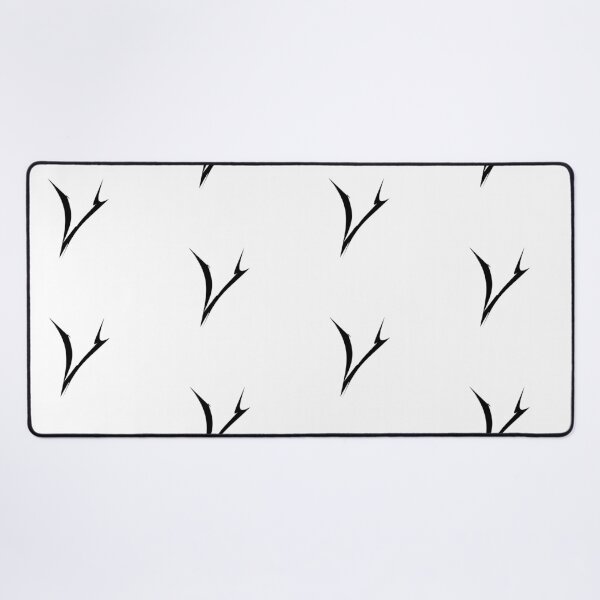 Item preview, Letter V Thorn-Blade Typography — Black Metal designed and sold by uncoXab.