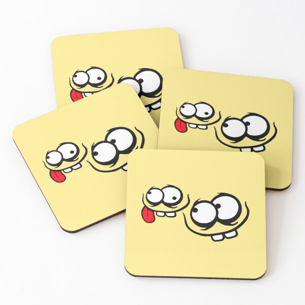Item preview, 2 Weird Crazy Friends Face Funny Silly Comic Team designed and sold by shirt-o-mat.