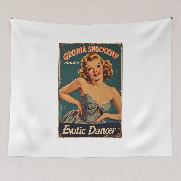 Item preview, Gloria Snockers Exotic Dancer Poster designed and sold by IanBakerToons.