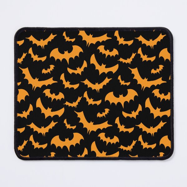 Item preview, Enchanted bats in yellow on black designed and sold by Marcia Motivos.