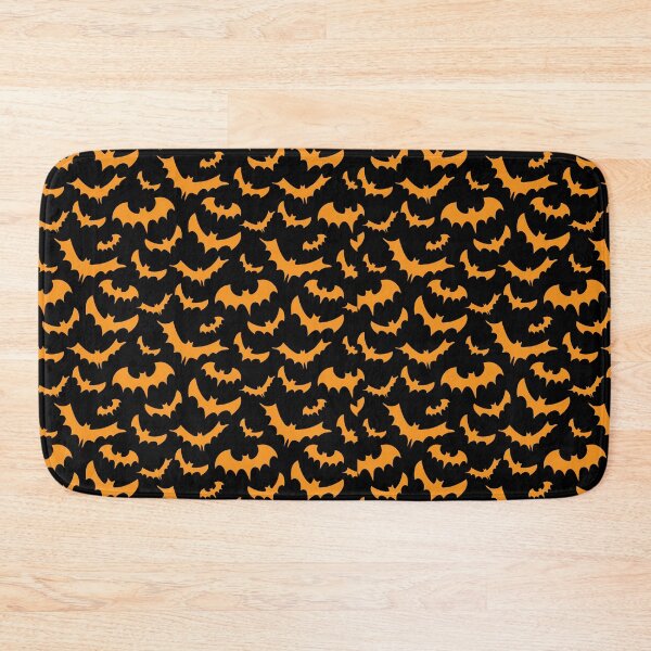 Item preview, Enchanted bats in yellow on black designed and sold by Marcia Motivos.