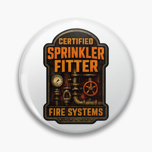 Item preview, Sprinkler Fitter Sticker & Apparel Design designed and sold by TeeCraftTeeCo.