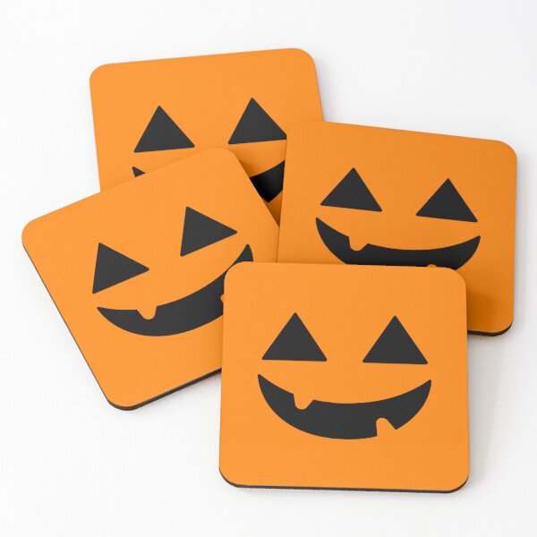 Item preview, Halloween Jack-o'-Lantern Face – Black Eyes & Smiling Mouth Pumpkin Design designed and sold by FUIRY .