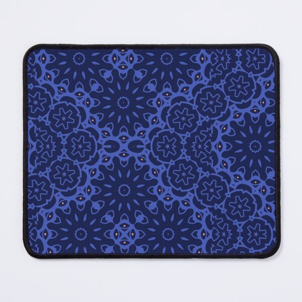 Item preview, Blue Abstract elements pattern designed and sold by patternarya.