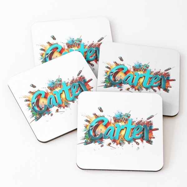 Item preview, Carter 3D Graffiti Style Name Art designed and sold by AlexLineArt.