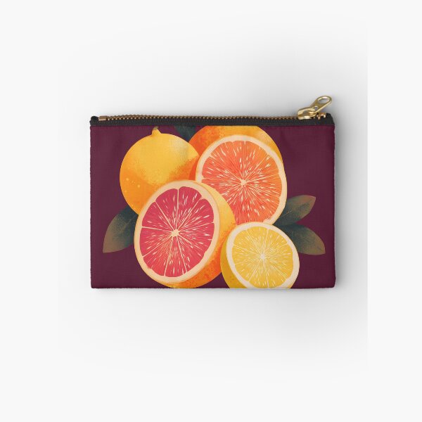 Item preview, Colorful Citrus Fruit Illustration – Grapefruit, Lemon and Orange Art Print designed and sold by raven_not_raven.