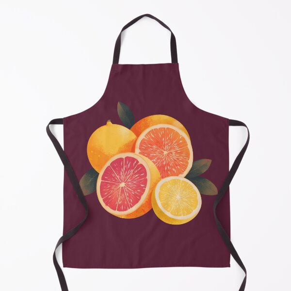 Item preview, Colorful Citrus Fruit Illustration – Grapefruit, Lemon and Orange Art Print designed and sold by raven_not_raven.