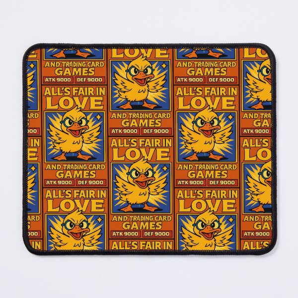 Item preview, All’s Fair in Love and Trading Card Games Funny Duck Design designed and sold by TeeTimeTreasure.