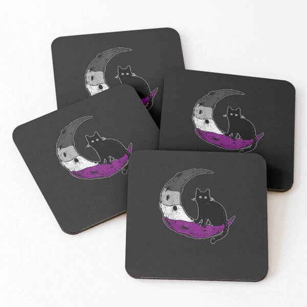 Item preview, Asexual Moon Space Cat Lgbt Gay Festival Pride With Ace Flag designed and sold by tregrexffoslerh.