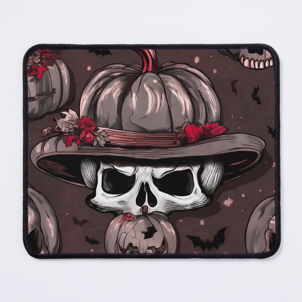 Item preview, Skull in a Pumpkin Hat designed and sold by Zofia Sosnecka.