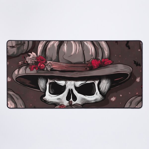Item preview, Skull in a Pumpkin Hat designed and sold by Zofia Sosnecka.