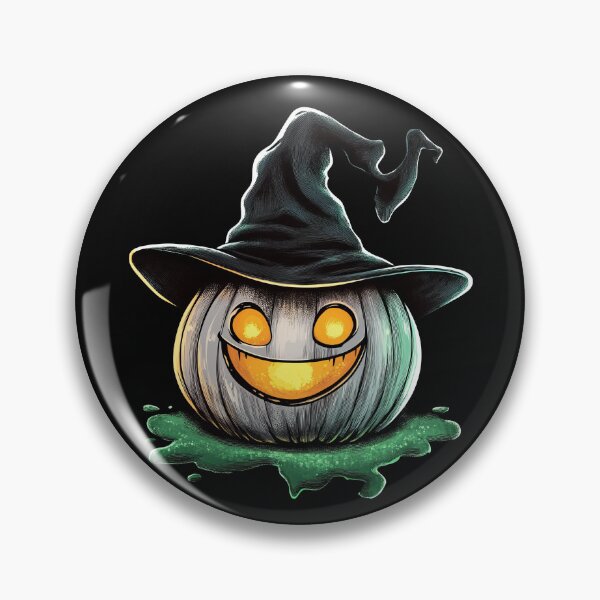 Item preview, Witchy Smiling Pumpkin with Glowing Eyes designed and sold by Daagath.