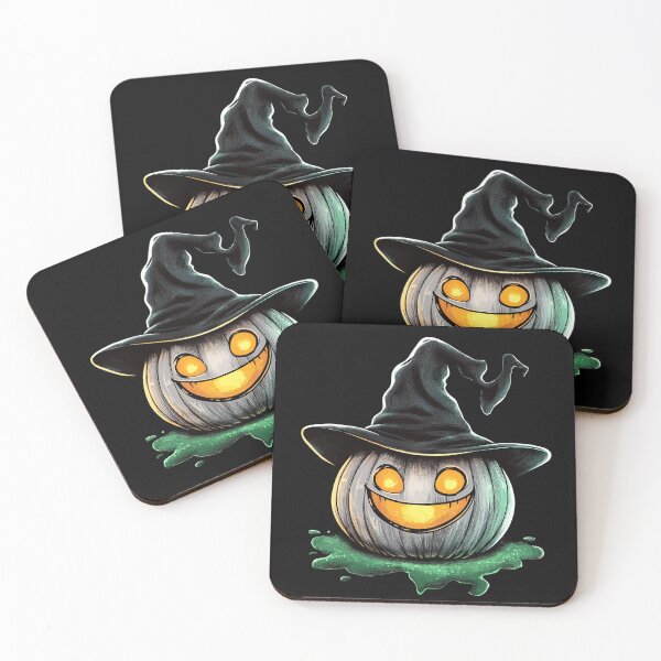 Artikelvorschau, Witchy Smiling Pumpkin with Glowing Eyes entworfen und verkauft von Daagath.