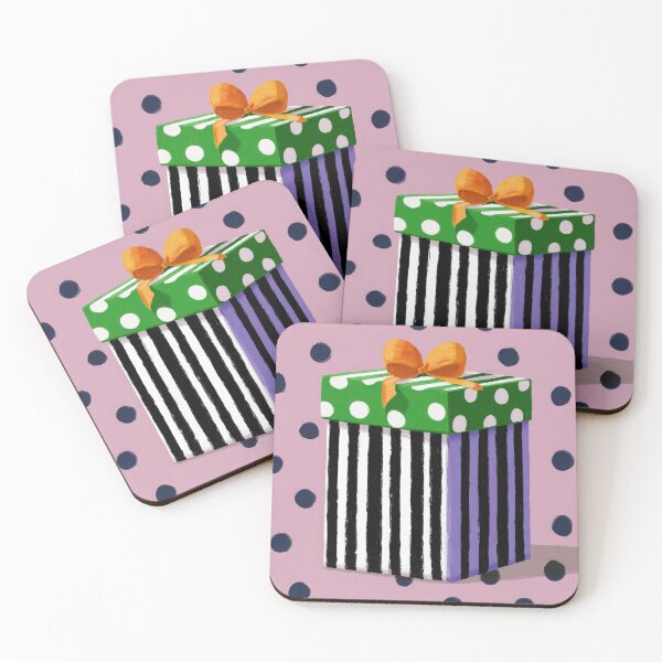 Item preview, Gouache gift box illustration designed and sold by ArtHouseNiklas.