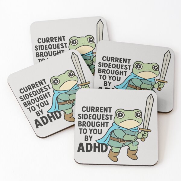 Item preview, Current Sidequest ADHD Frog Warrior Adventure Meme designed and sold by Zhaar.