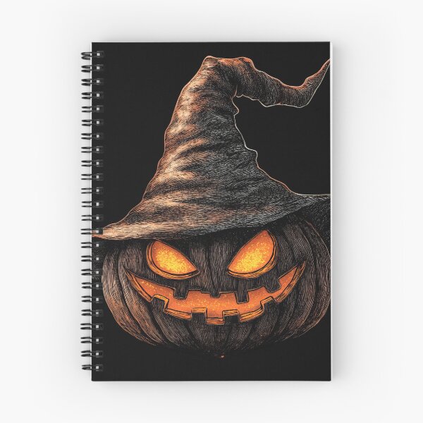 Item preview, Sinister Jack-o'-Lantern in Worn Witch Hat designed and sold by Daagath.