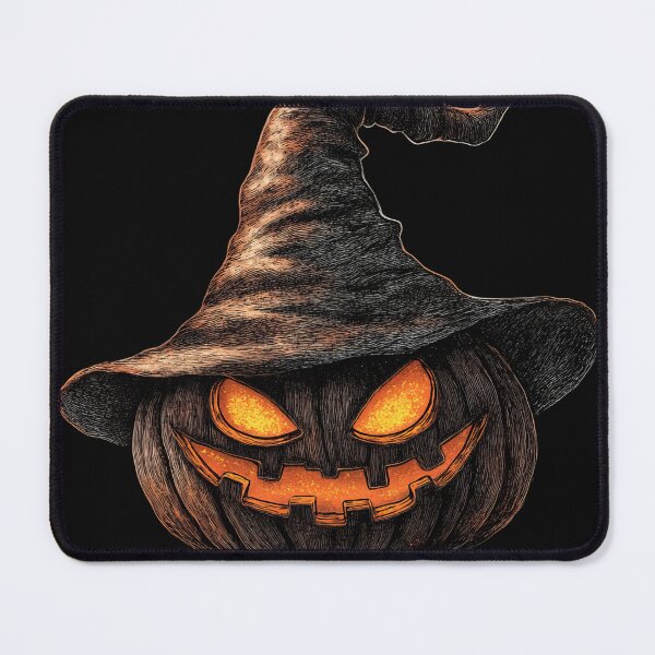 Item preview, Sinister Jack-o'-Lantern in Worn Witch Hat designed and sold by Daagath.