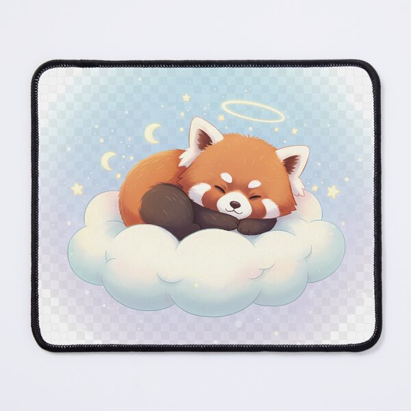 Item preview, Sweet Dreamer Red Panda on Cloud designed and sold by TajSprinklz.
