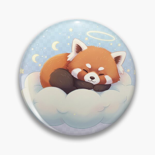 Item preview, Sweet Dreamer Red Panda on Cloud designed and sold by TajSprinklz.