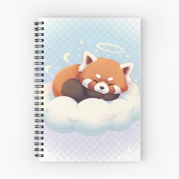 Item preview, Sweet Dreamer Red Panda on Cloud designed and sold by TajSprinklz.