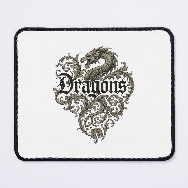 Item preview, Ornamental Dragon Script Design designed and sold by SprineO.
