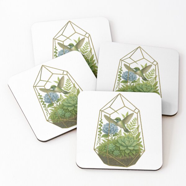 Item preview, Hummingbird in a Terrarium designed and sold by thehaywirehoney.