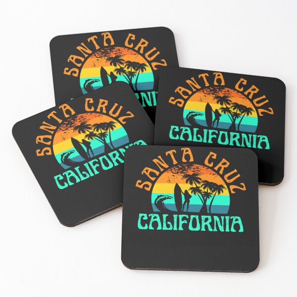 Item preview, Santa Cruz Beach CA Surf Surfer Retro Sunset Girls designed and sold by boatngsxzx.