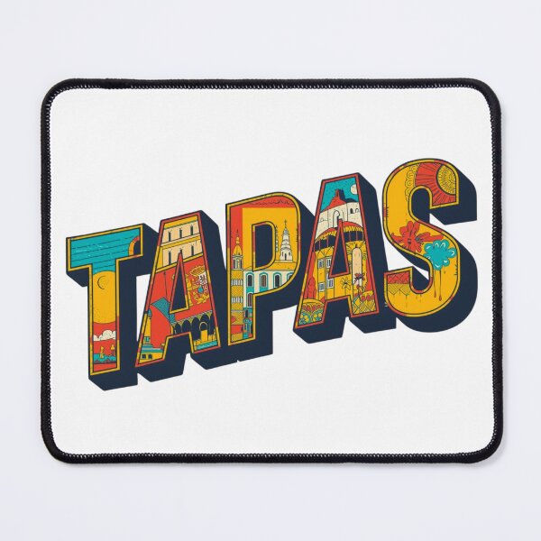 Item preview, Colorful Tapas Illustration designed and sold by RDproject.