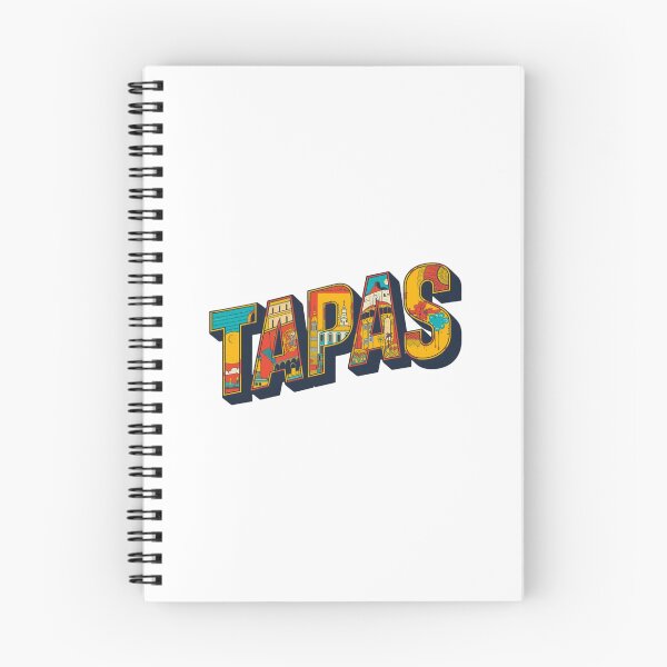 Item preview, Colorful Tapas Illustration designed and sold by RDproject.