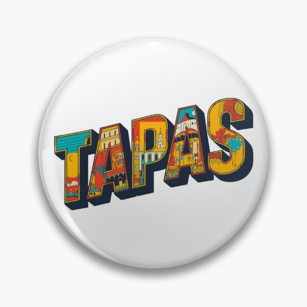 Item preview, Colorful Tapas Illustration designed and sold by RDproject.